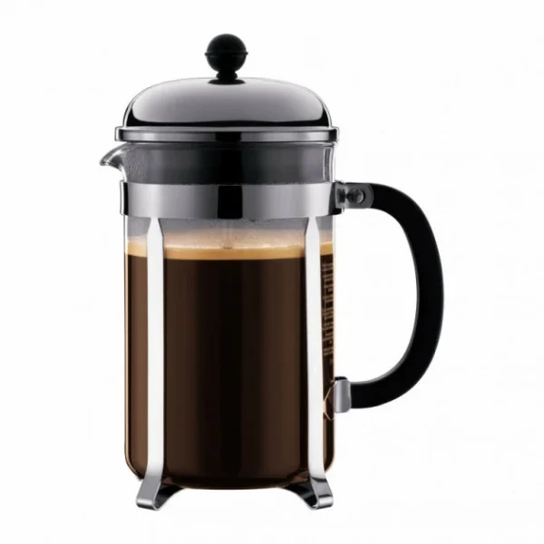 Meilleure vente ⌛ Cafetière à Piston 1.5L Chromé CHAMBORD Bodum ❤️ 1