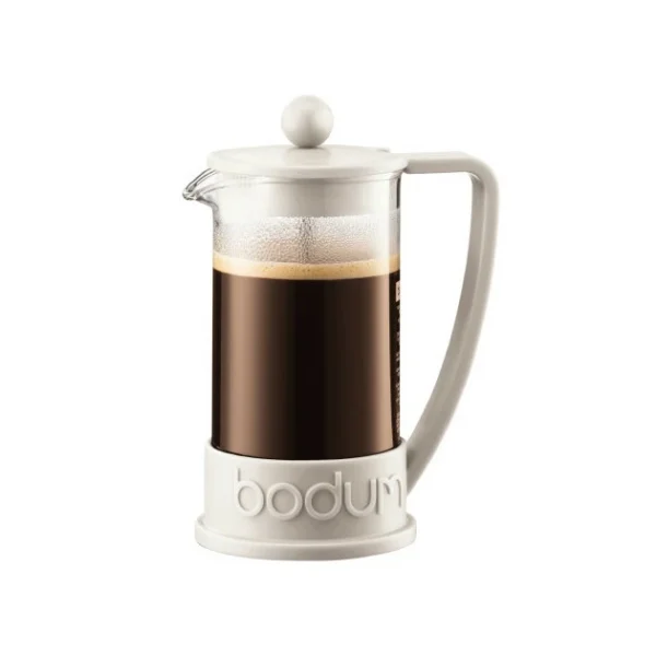 Offres 🤩 Cafetière à Piston Brazil 3 tasses 35cl – Blanc 🤩 1