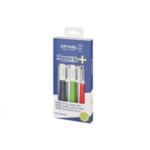 Coffret 2 Couteaux De Cuisine Et Un Eplucheur Les Essentiels Opinel 8