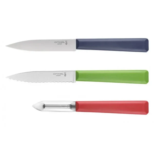 Coffret 2 Couteaux De Cuisine Et Un Eplucheur Les Essentiels Opinel 1