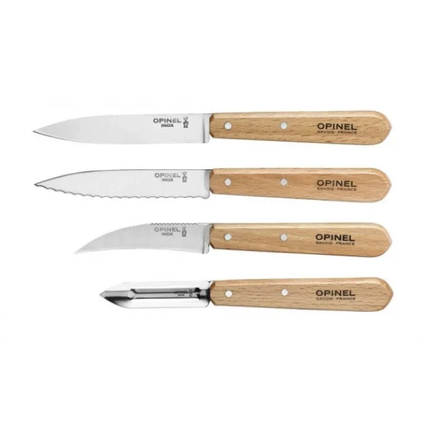 Coffret 3 Couteaux De Cuisine Et Un Eplucheur Les Essentiels Opinel 1