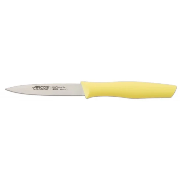 Couteau D’Office Inox 10 Cm Jaune Citron Arcos NOVA 1