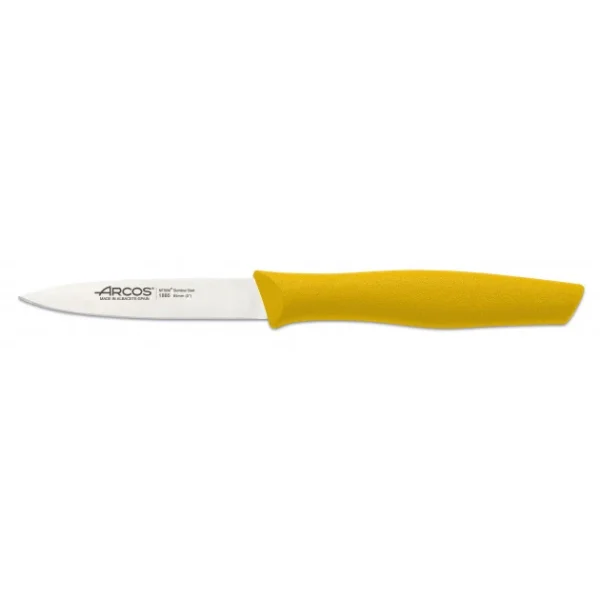 Couteau D’Office Inox 8,5 Cm Jaune Arcos NOVA 1