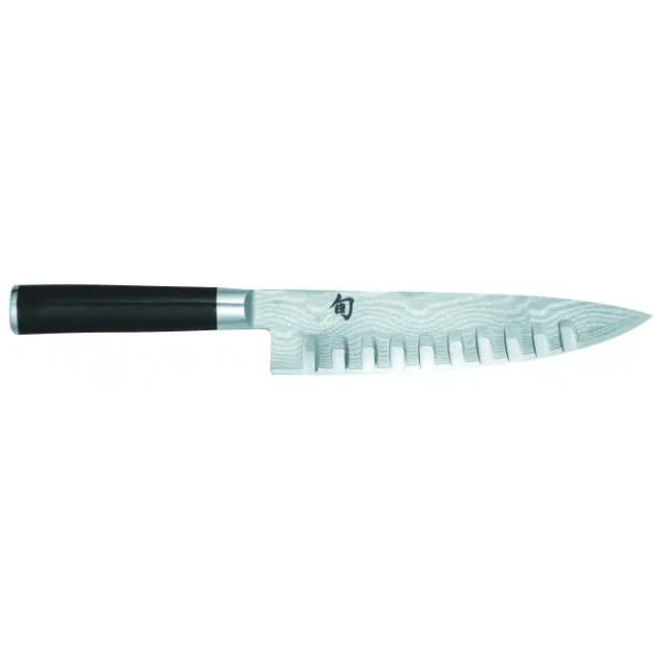 Couteau De Chef 20 Cm Lame Alvéolée Shun Classic Damas Kai 1