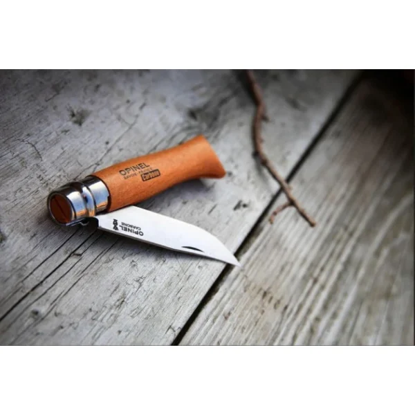 Couteau De Poche N°12 En Carbone Opinel 4