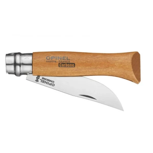 Couteau De Poche N°9 Orangé En Carbone Opinel 3