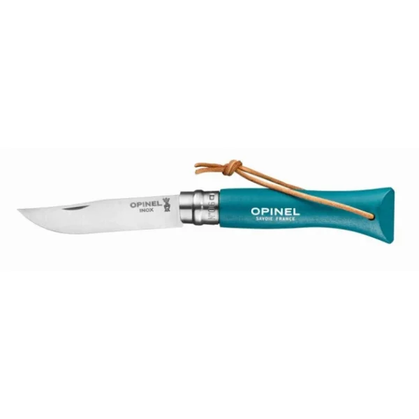 Couteau N°6 Baroudeur Turquoise Colorama Opinel 1