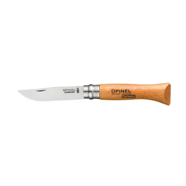 Couteau N°6 En Carbone Sous Blister Opinel 1