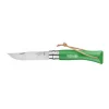 Couteau N°7 Baroudeur Vert Prairie Colorama Opinel 16