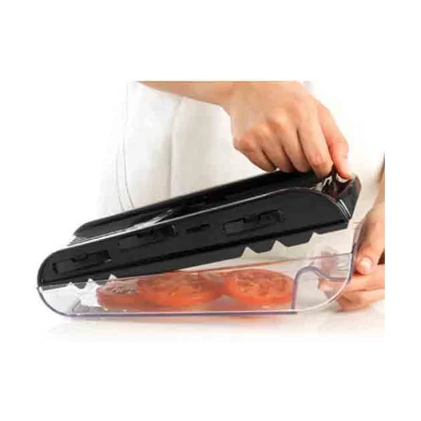 Mandoline De Cuisine 5 Lames Avec Réservoir Noir Mastrad 4