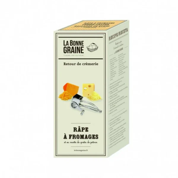 La Bonne Graine Moulin Râpe à Fromage Inox 1 Tambour 3