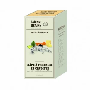 La Bonne Graine Moulin Râpe à Fromage Inox 3 Tambours 9