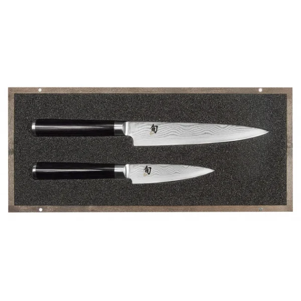 Set Couteau D’Office Et Couteau Universel Shun Classic Damas Kai 1