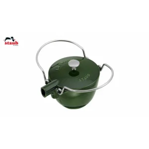 Le moins cher 👏 Théière Fonte 1.15 L Basilic Staub ✔️ 8