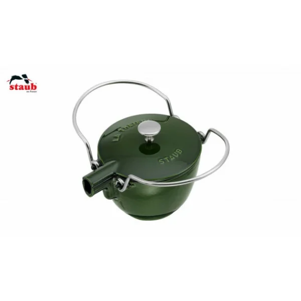 Le moins cher 👏 Théière Fonte 1.15 L Basilic Staub ✔️ 3